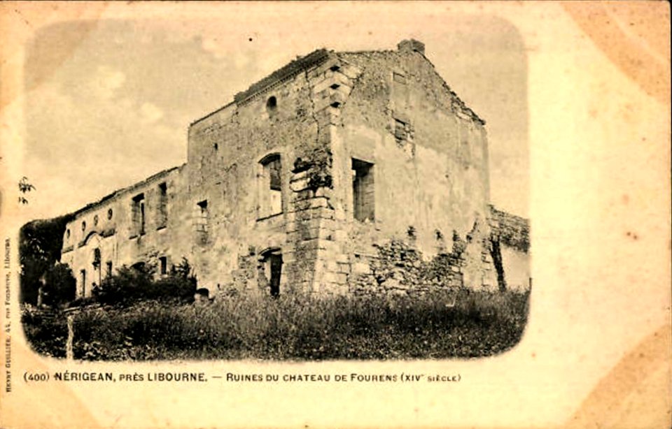 Nérigean - château de Fourens
