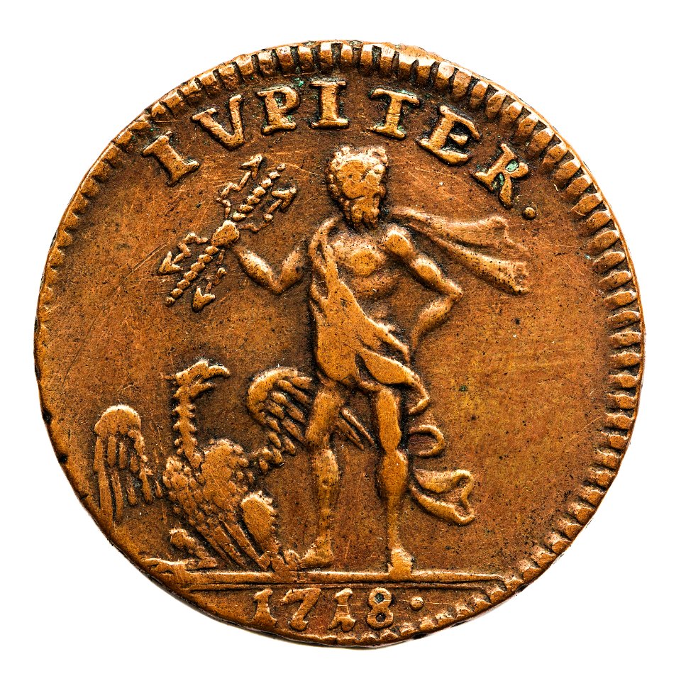 Nödmynt Jupiter, 1718 - Skoklosters slott - 109371