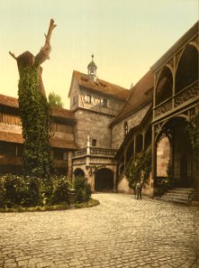 Nürnberg-Burg, Kaiserburg, innerer Burghof-ZI-1086-07-00-217291