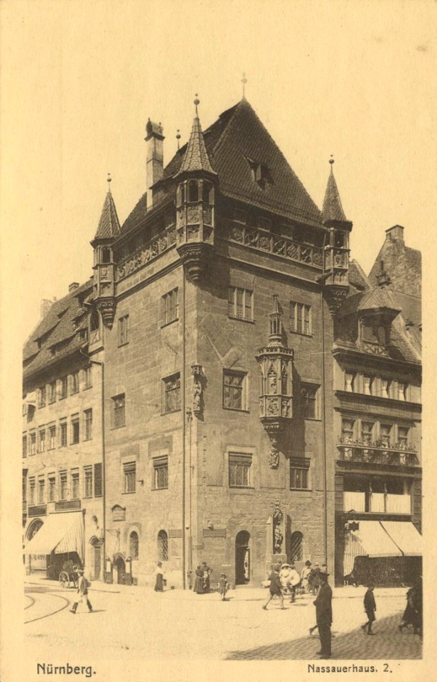 Nürnberg, Bayern - Nassauerhaus (2) (Zeno Ansichtskarten)