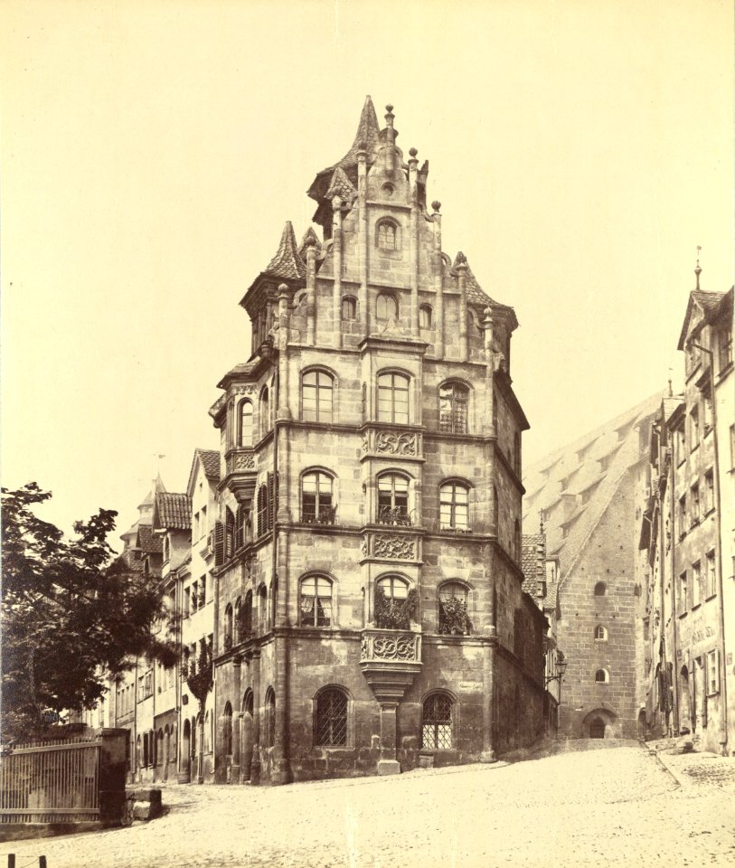 Nürnberg-Ehemaliges Toplerhaus (Petersenhaus)-Ecke Obere Söldnersgasse Untere Söldnersgasse 17-ZI-G-DARCH N Ni-Nu-358509