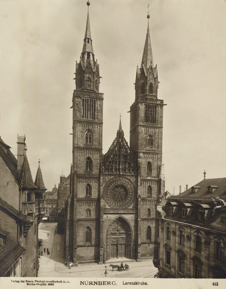 Nürnberg-Evangelische Stadtpfarrkirche Sankt Lorenz (Lorenzkirche)-ZI-1072-01-00-087996