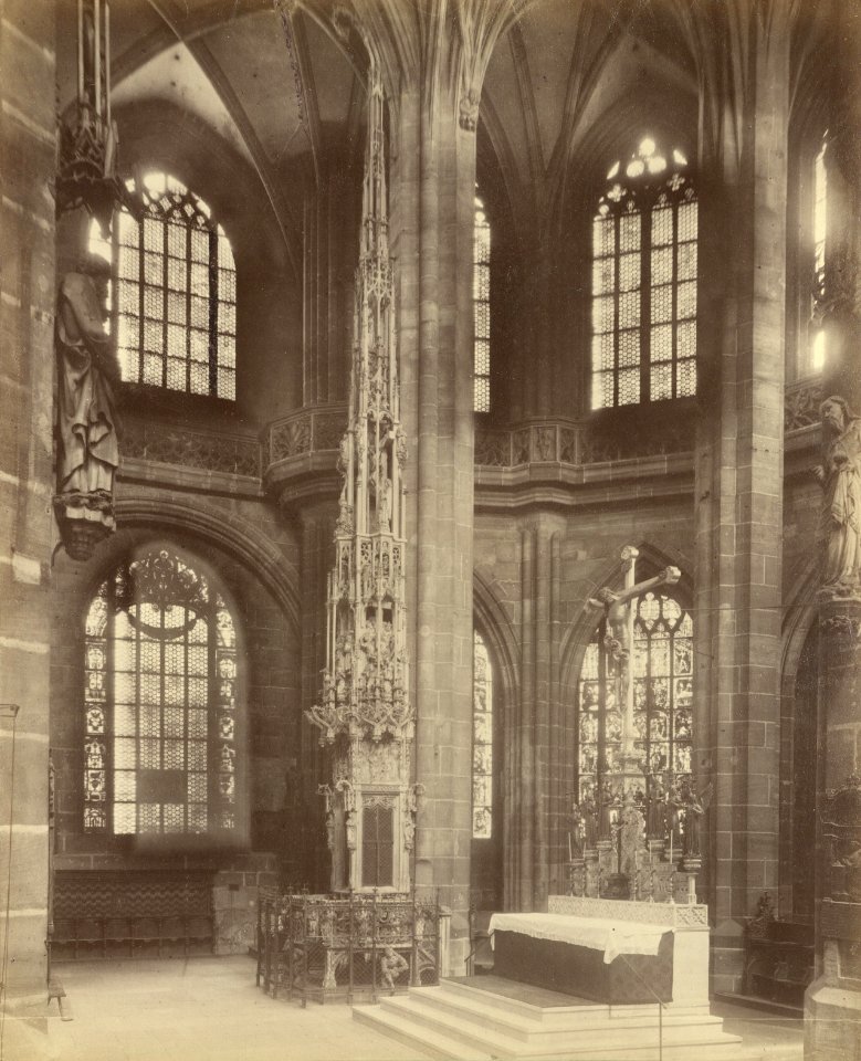 Nürnberg-Evangelische Stadtpfarrkirche Sankt Lorenz (Lorenzkirche)-ZI-G-DARCH N Ni-Nu-358521