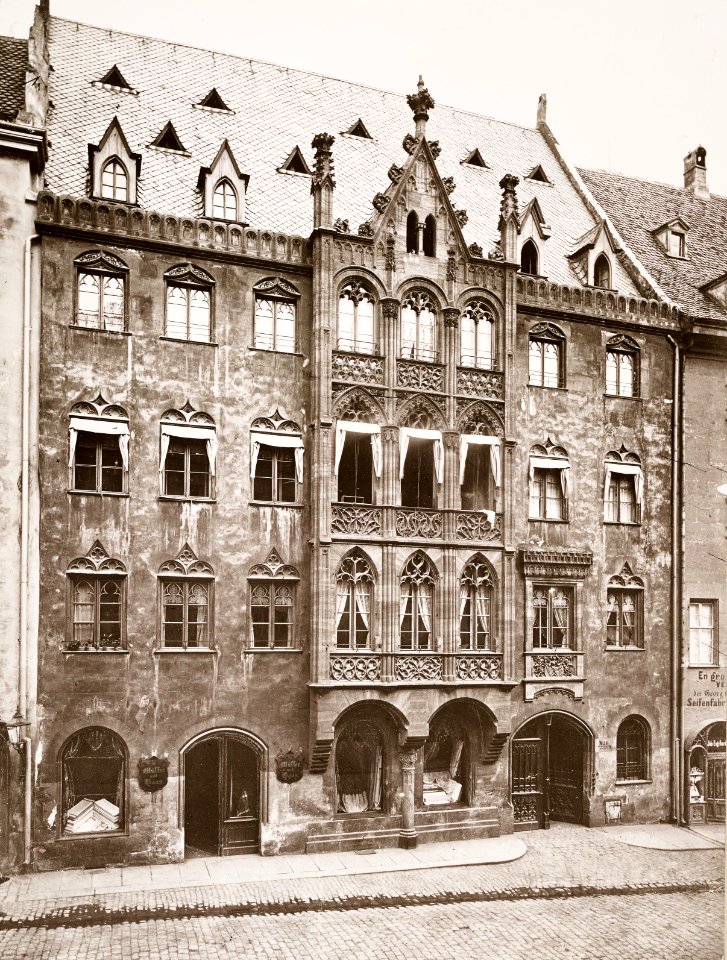 Nürnberg-Ehemaliges Bürgerhaus (Wissches Haus)-Hauptmarkt 26-ZI-1104-01-02-363083