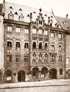 Nürnberg-Ehemaliges Bürgerhaus (Wissches Haus)-Hauptmarkt 26-ZI-1104-01-02-363083