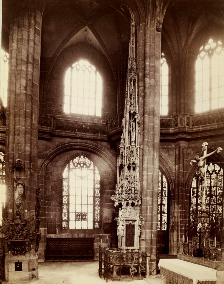 Nürnberg-Evangelische Stadtpfarrkirche Sankt Lorenz (Lorenzkirche)-ZI-1075-01-00-344723
