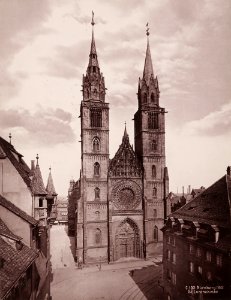 Nürnberg-Evangelische Stadtpfarrkirche Sankt Lorenz (Lorenzkirche)-ZI-1072-01-00-073760-1