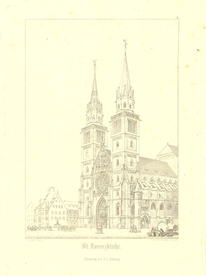 Nürnberg-Evangelische Stadtpfarrkirche Sankt Lorenz (Lorenzkirche)-ZI-R-041423