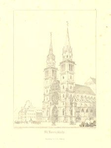 Nürnberg-Evangelische Stadtpfarrkirche Sankt Lorenz (Lorenzkirche)-ZI-R-041423