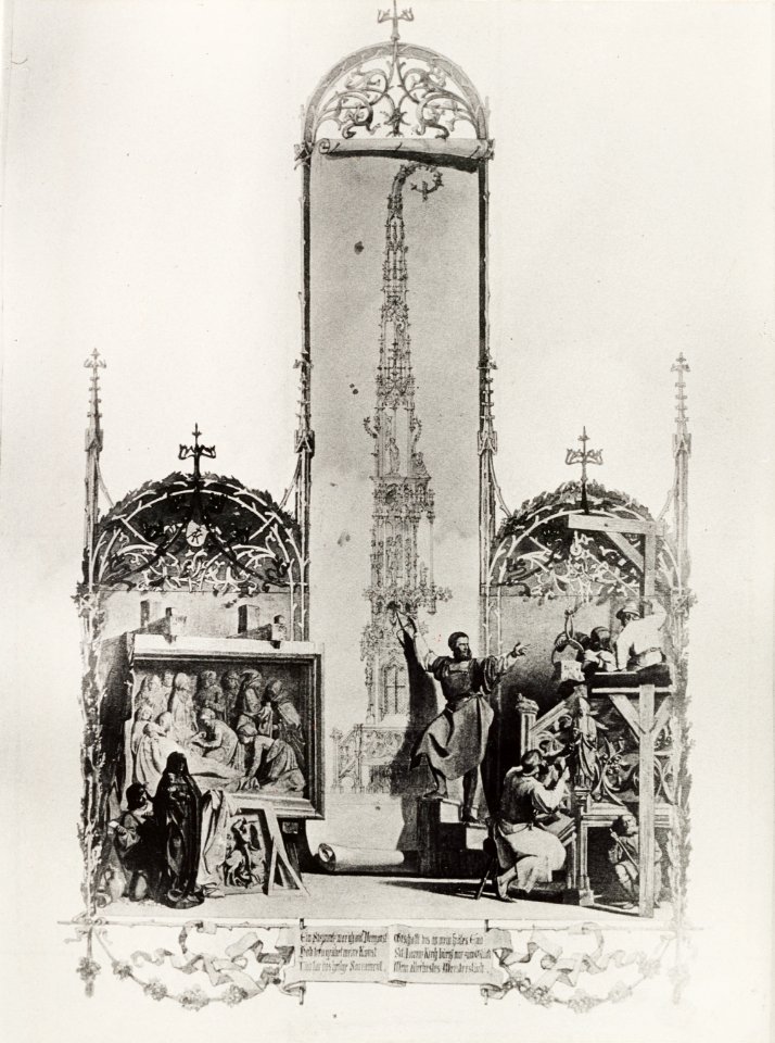 Nürnberg-Ehemals Adam-Kraft-Haus-Am Steig (heute Dr.-Kurt-Schuhmacher-Straße-in der Nähe des Kornmarktes)-ZI-1094-04-00-367562
