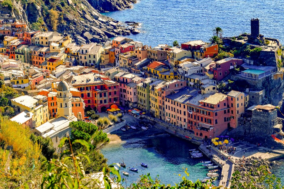 Mediterranean coast seascape