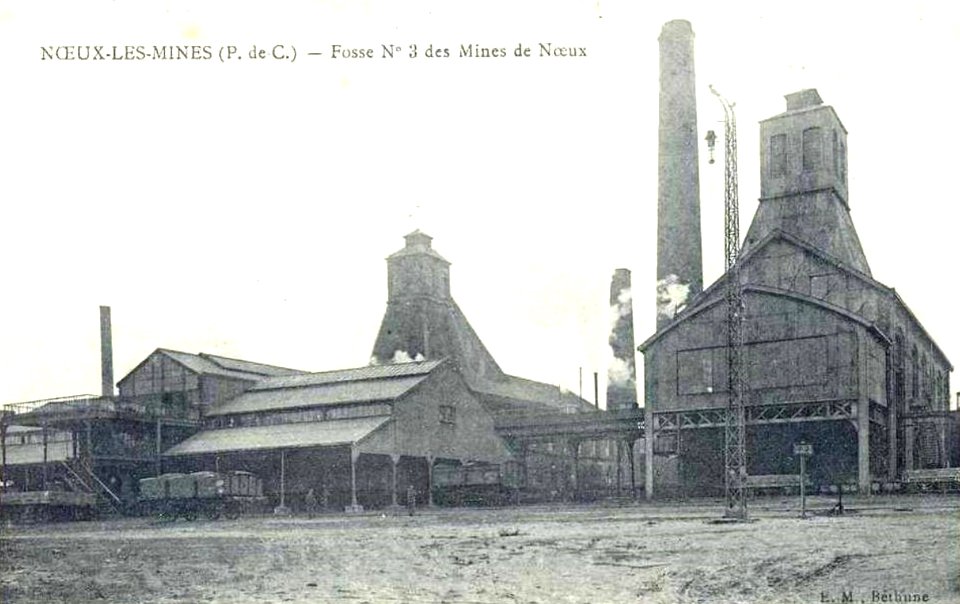 Nœux-les-Mines - Fosse n° 3 - 3 bis des mines de Nœux (B)