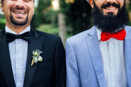 Suit wedding tie photo