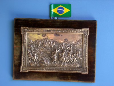 O Grito do Ipiranga (metal relevo)