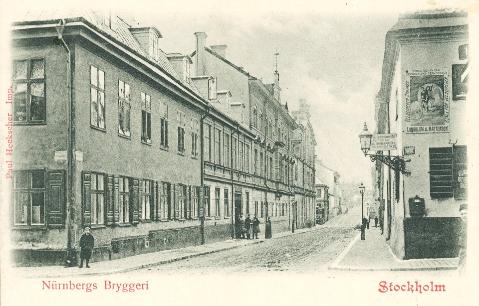Nürnbergs bryggeri, vykort