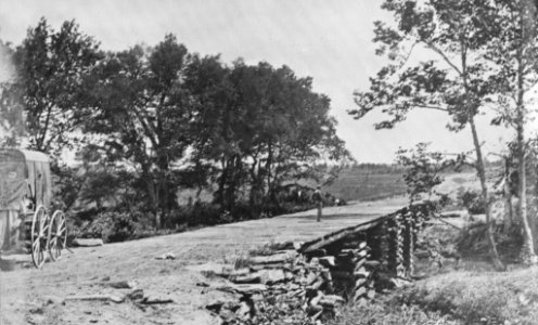 O'Sullivan, Timothy H. - Eine neue Brücke bei Bull Run, Virginia, vor der 2. Schlacht (Zeno Fotografie)