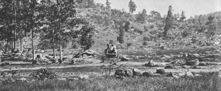 O'Sullivan, Timothy H. - Gettysburg, Little Round Top (Zeno Fotografie)