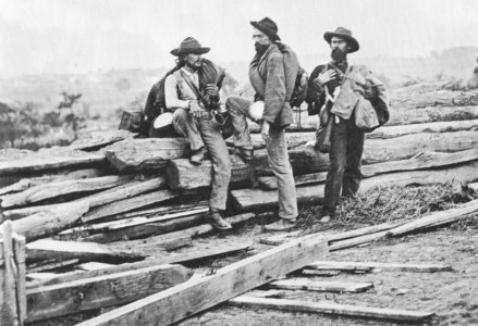 O'Sullivan, Timothy H. - Gettysburg, konföderierte Gefangene (Zeno Fotografie)