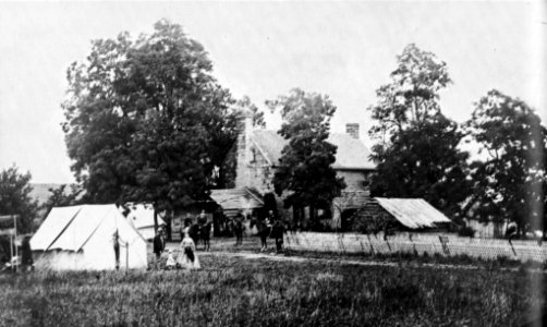 O'Sullivan, Timothy H. - Unionsspital bei Manassas, Juli 1862 (Zeno Fotografie)