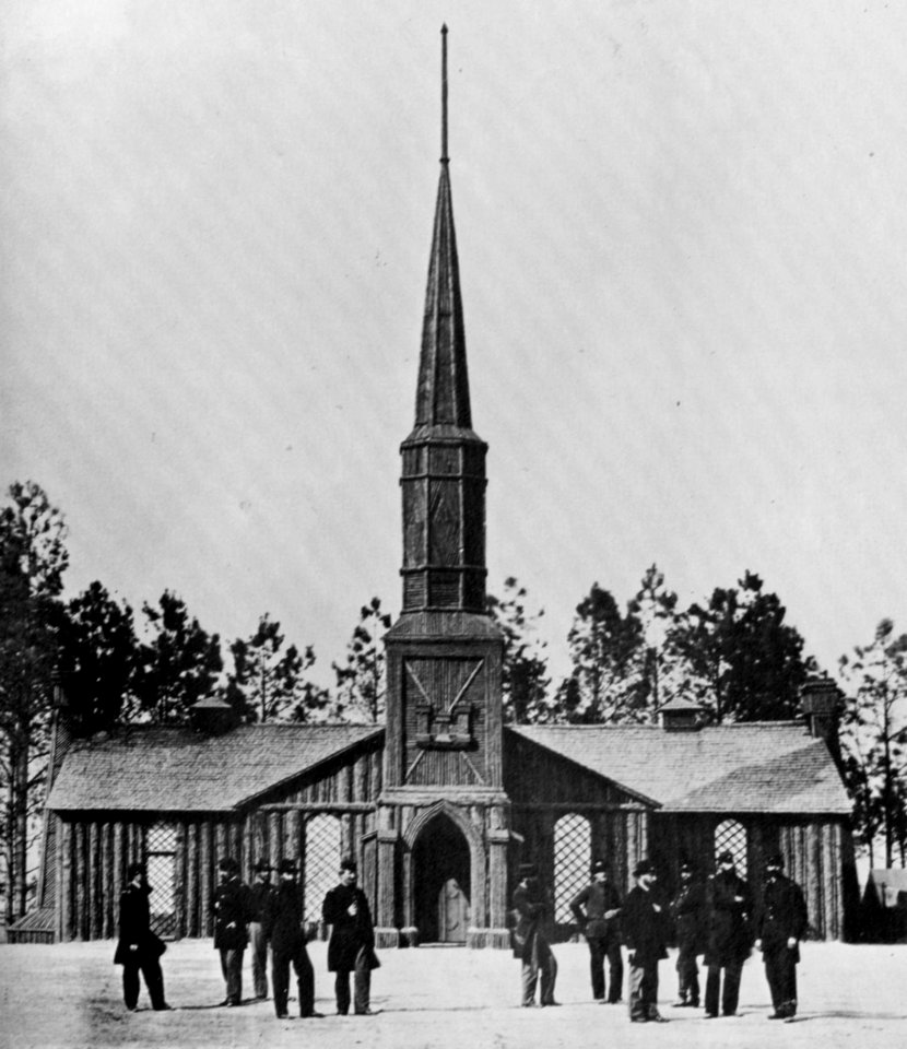 O'Sullivan, Timothy H. - Petersburg, Virginia, die Poplar Grove Kirche (Zeno Fotografie)