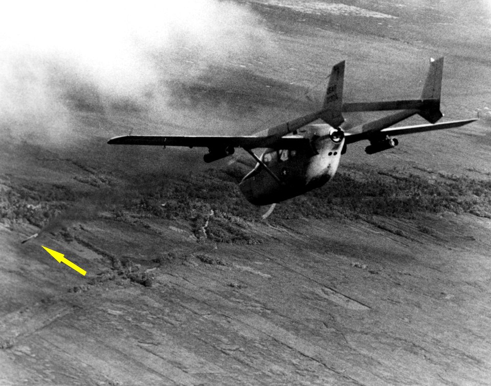 O-2A fires a marker rocket