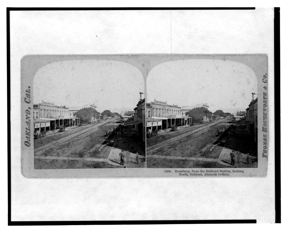Oakland, Cal. Broadway, from the railroad station, looking North, Oakland, Alameda County LCCN2003653086