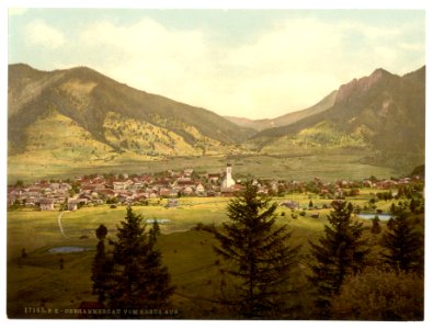 Oberammergau from Kreus (i.e. Kreuz), Upper Bavaria, Germany-LCCN2002696264