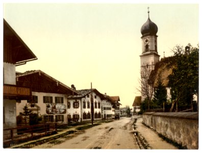 Oberammergau, general view, Upper Bavaria, Germany-LCCN2002696263