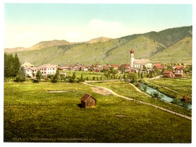 Oberammergau from from Felsenkeller, Upper Bavaria, Germany-LCCN2002696265