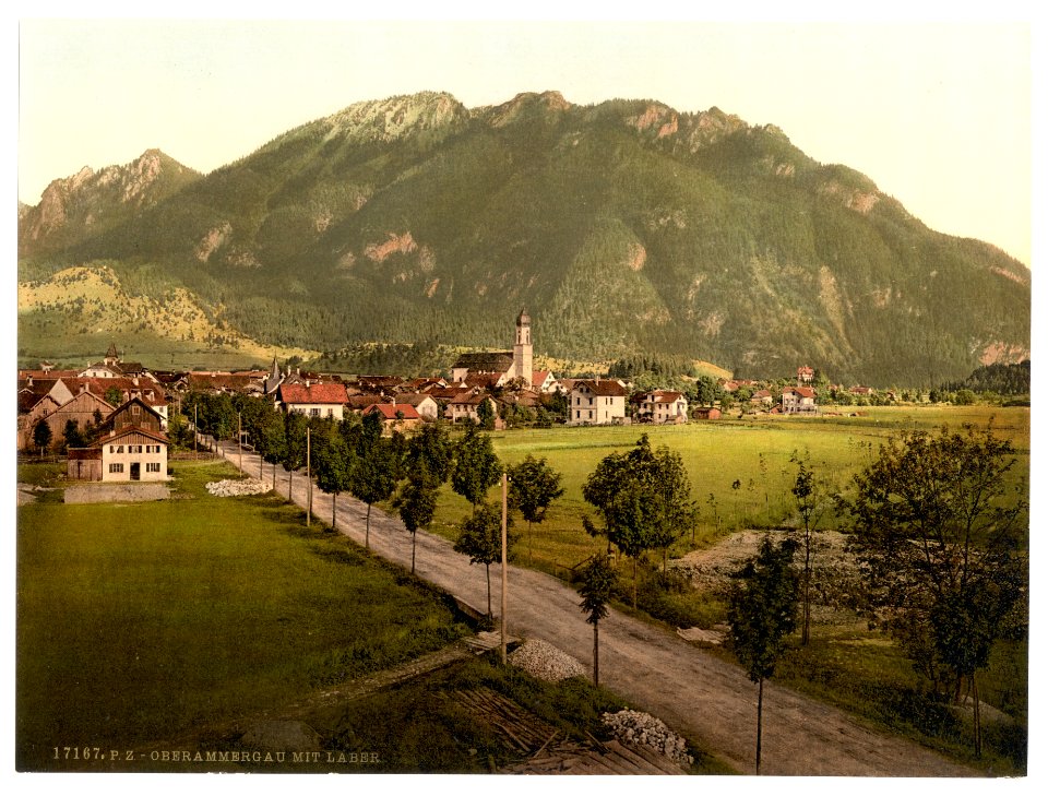 Oberammergau with Laber, Upper Bavaria, Germany-LCCN2002696267