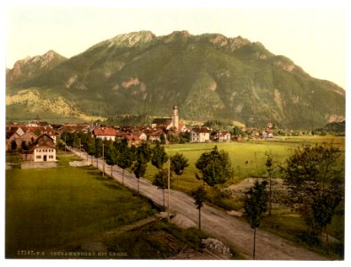 Oberammergau with Laber, Upper Bavaria, Germany-LCCN2002696267