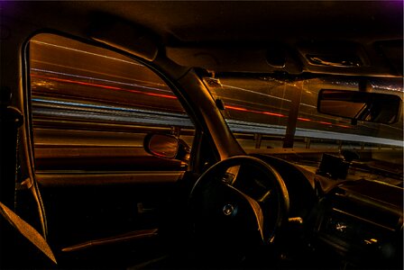 Steering wheel windshield windows photo