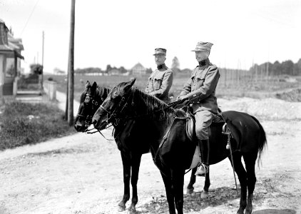 Oberst Ruffieux und Oberstleutnant Curchod - CH-BAR - 3240492