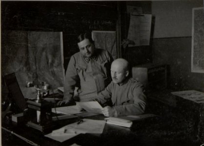 Oberstleutnant von ZOGLAUER und Hauptm. DEREANI. (BildID 15458195)