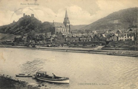 Oberwesel, Rheinland-Pfalz - Ruine Schönburg (Zeno Ansichtskarten)