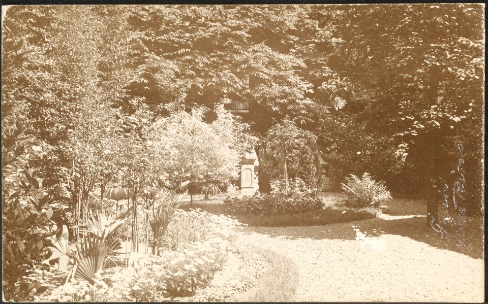 Obreen, Henri Guillaume Arnaud De tuin van Rapenburg 8 ErfgoedLeiden LEI001006876