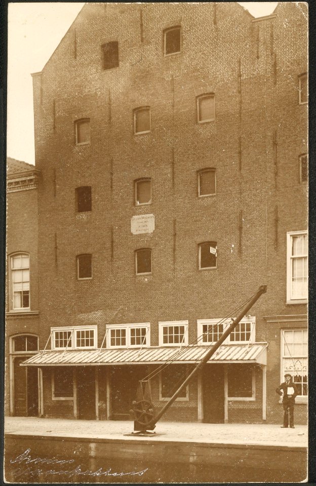 Obreen, Henri Guillaume Arnaud Graanmagazijn Armenbakkerij aan de Oude Rijn ErfgoedLeiden LEI001006885