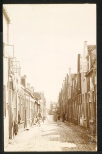 Obreen, Henri Guillaume Arnaud Gezicht op de 1e Haverstraat ErfgoedLeiden LEI001005030