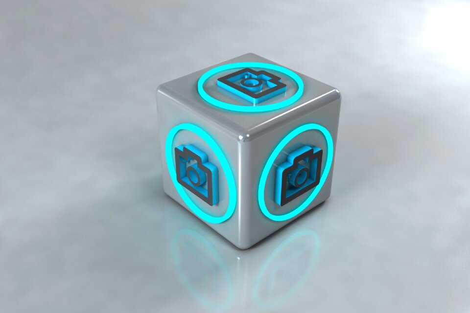 3d modeling camera illustration