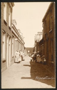 Obreen, Henri Guillaume Arnaud Het voormalige Vogelstraatje. ErfgoedLeiden LEI001005707