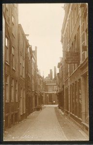 Obreen, Henri Guillaume Arnaud Gezicht in de Burgsteeg ErfgoedLeiden LEI001004934
