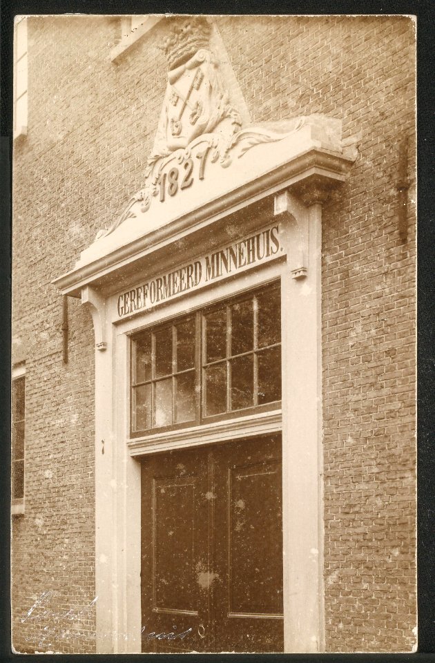 Obreen, Henri Guillaume Arnaud Minnehuis aan de Kaarsemakersstraat ErfgoedLeiden LEI001006655