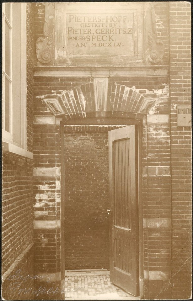 Obreen, Henri Guillaume Arnaud Sint Pietershofje ErfgoedLeiden LEI001006707