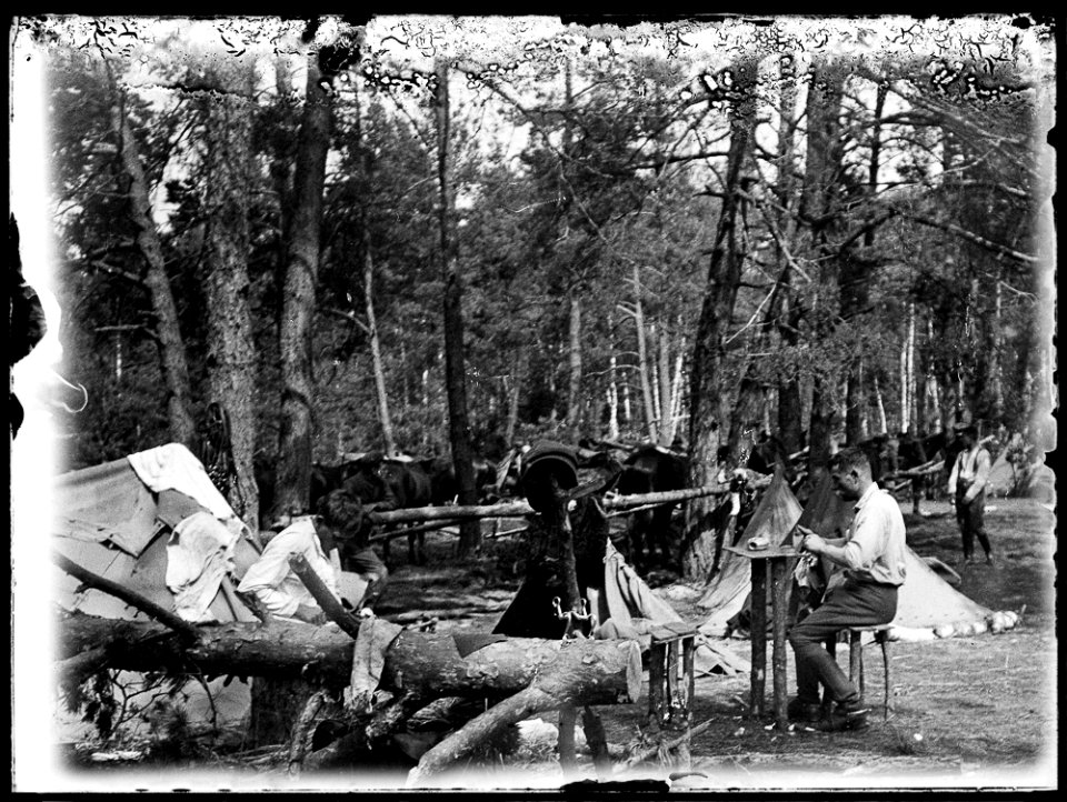 Obóz legionowy w Piasecznej, 1916
