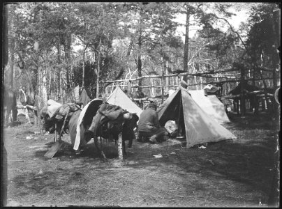 Obóz legionowy w Piasecznej, Wołyń, 1916