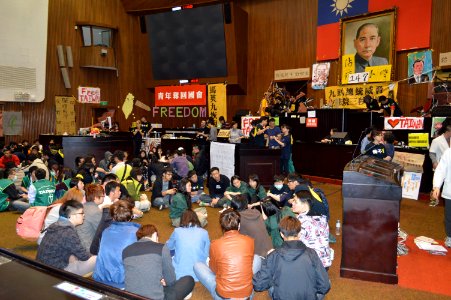 Occupy Taiwan Legislature by VOA (30) photo