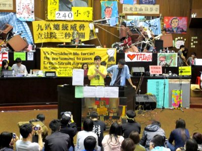 Occupy Taiwan Legislature by VOA (35)