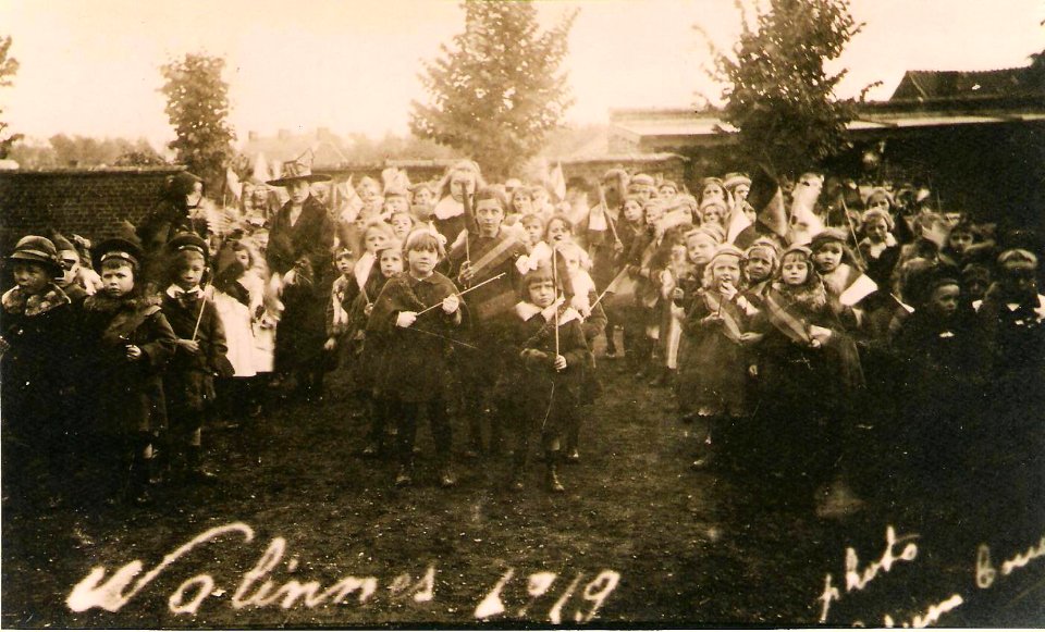 Octobre 1919 - fêtes de la libération à l'Ecole Communale du Centre