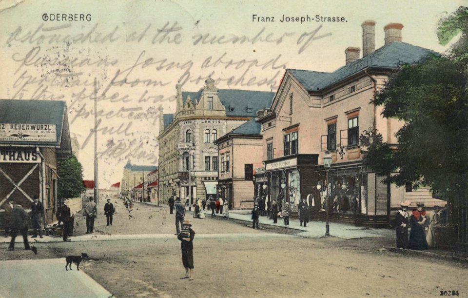 Oderberg (CZ), Tschechien - Franz-Joseph-Straße (Zeno Ansichtskarten)