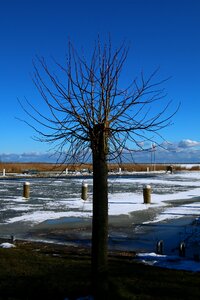 Sky landscape winter photo